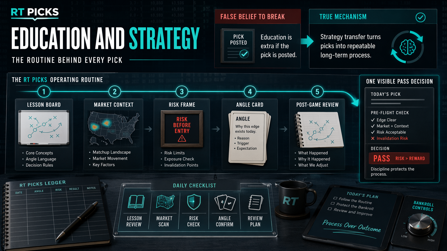 RT Picks Education and Strategy: The Part Buyers Should Not Skip operating routine infographic