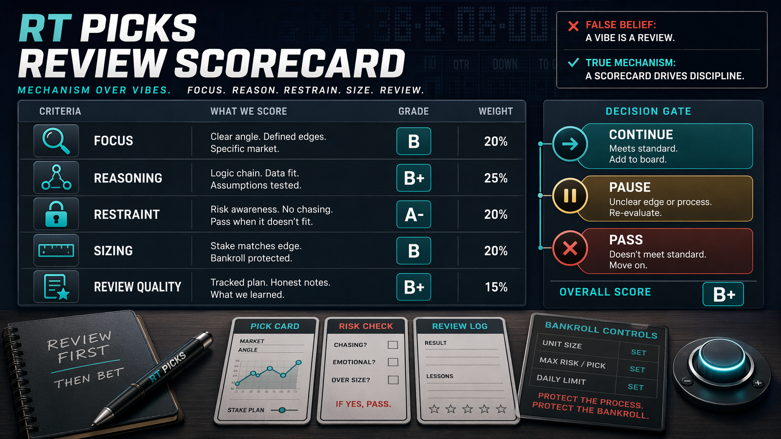 The RT Picks Review Scorecard: 10 Questions Before Renewal renewal scorecard infographic