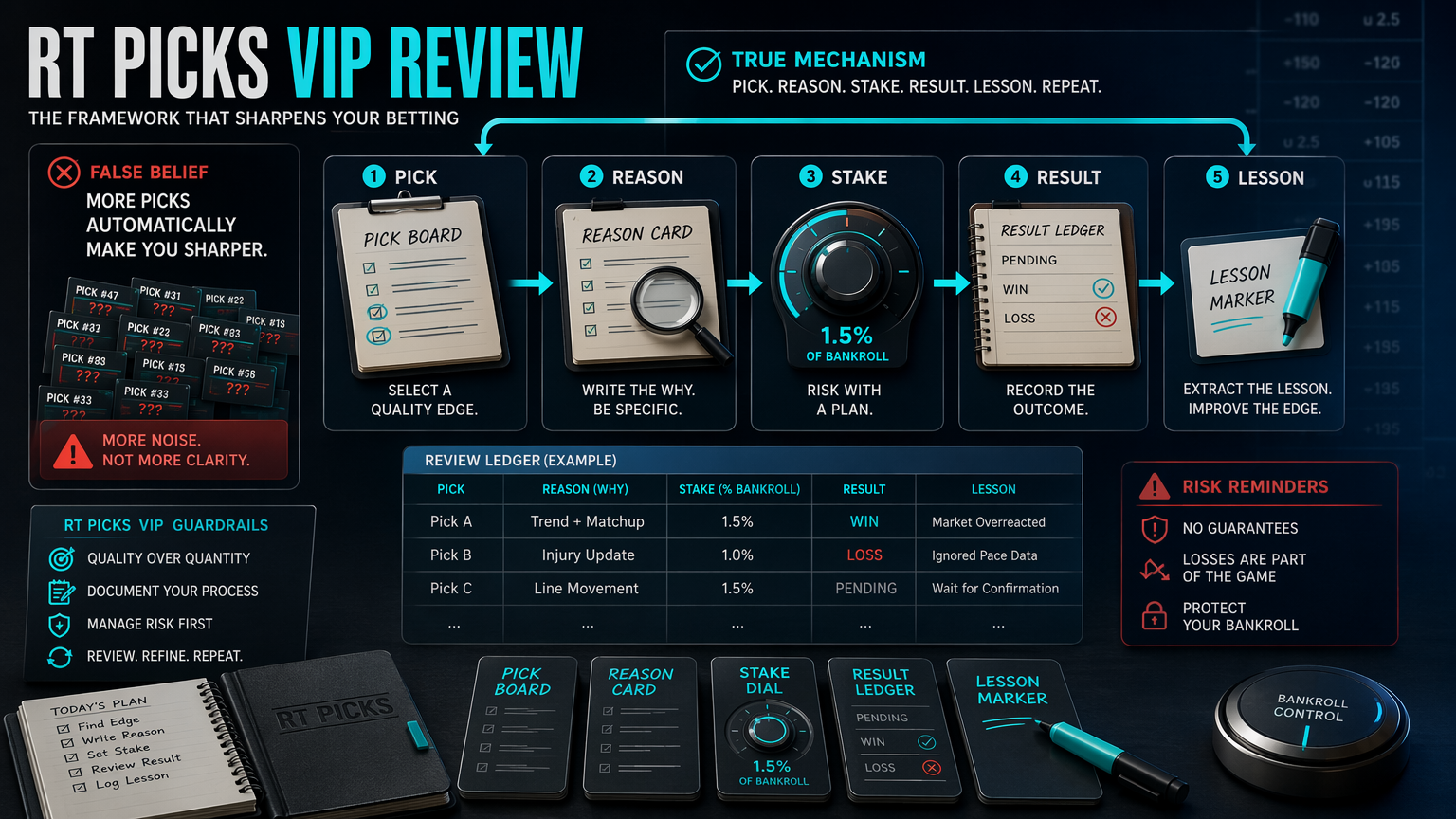 RT Picks VIP Review: What You Get Before You Join framework infographic
