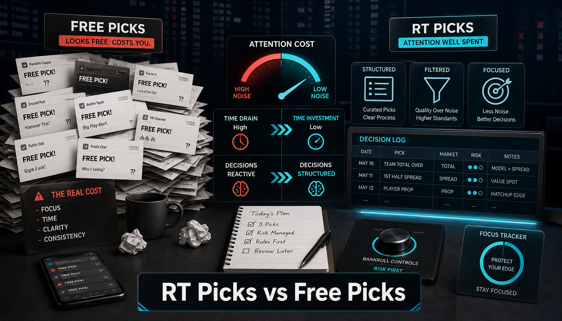 RT Picks vs Free Picks: What You Are Really Comparing infographic
